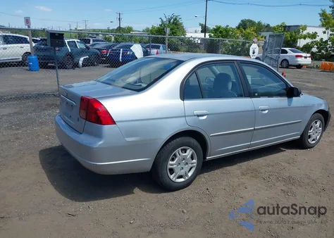 2002 Honda Civic Lx from USA, damaged, VIN 2HGES16552H502382